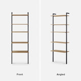 mopio Norwin 5-Tier Ladder Shelf, 3-Tier Ladder Shelf Cabinet & Ladder Desk Cabinet