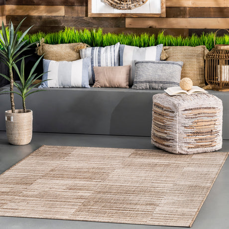SAFAVIEH Beach House Mecbure Indoor/ Outdoor Waterproof Patio Backyard Rug