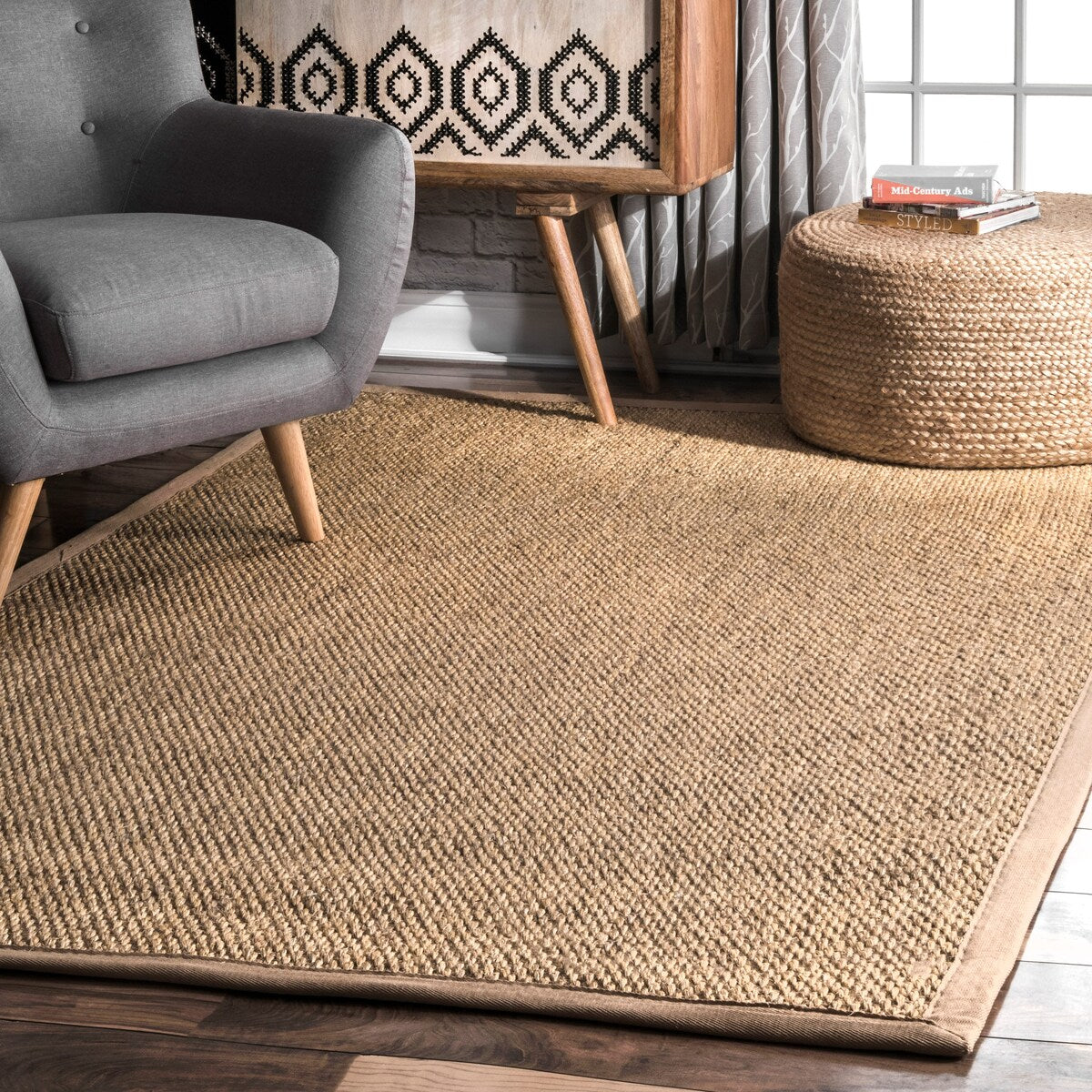 Oak Casual Sisal Area Rug