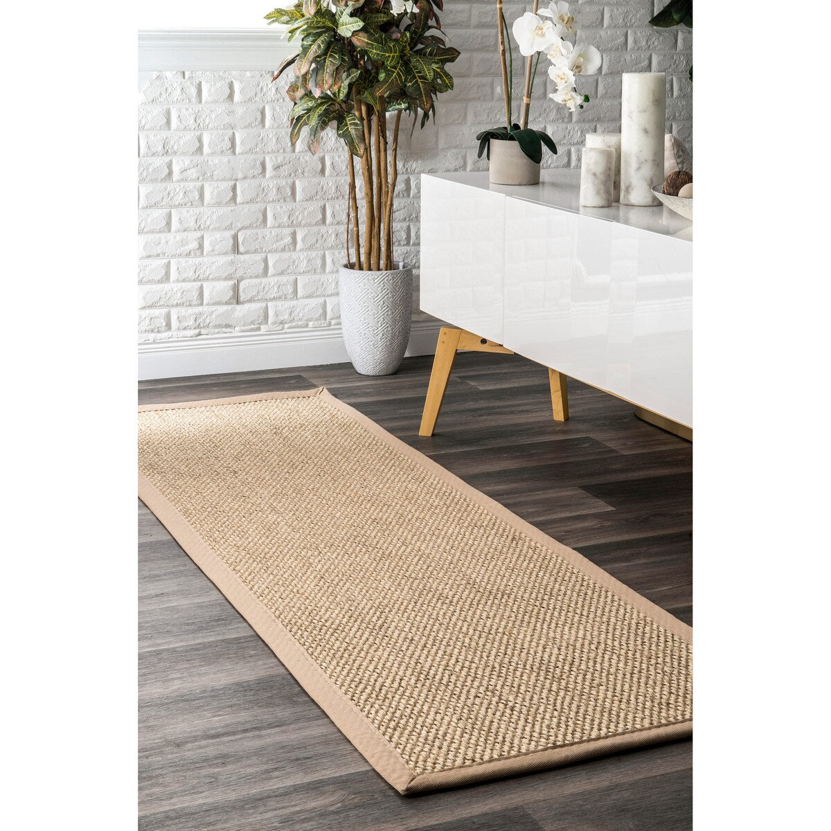Oak Casual Sisal Area Rug