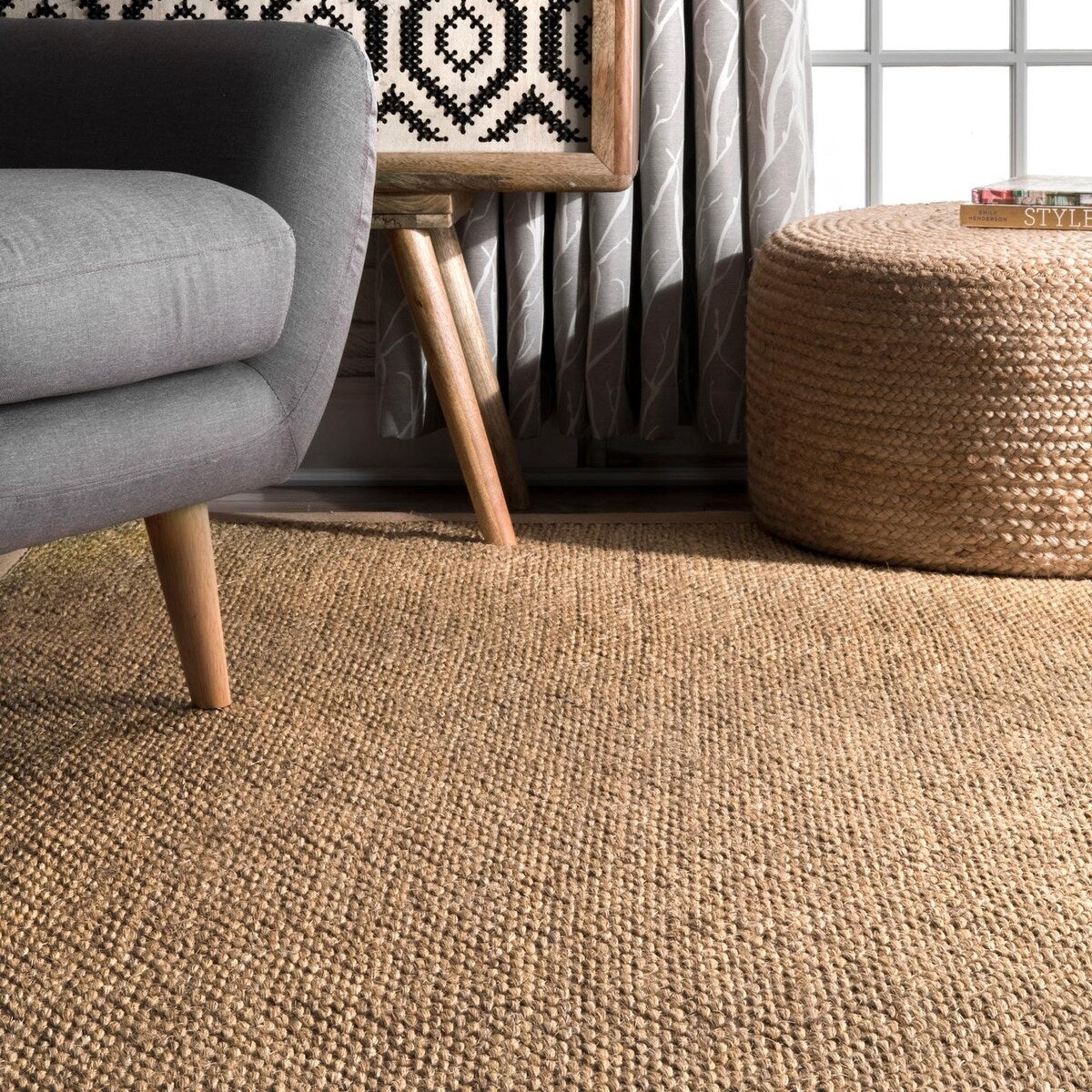 Oak Casual Sisal Area Rug