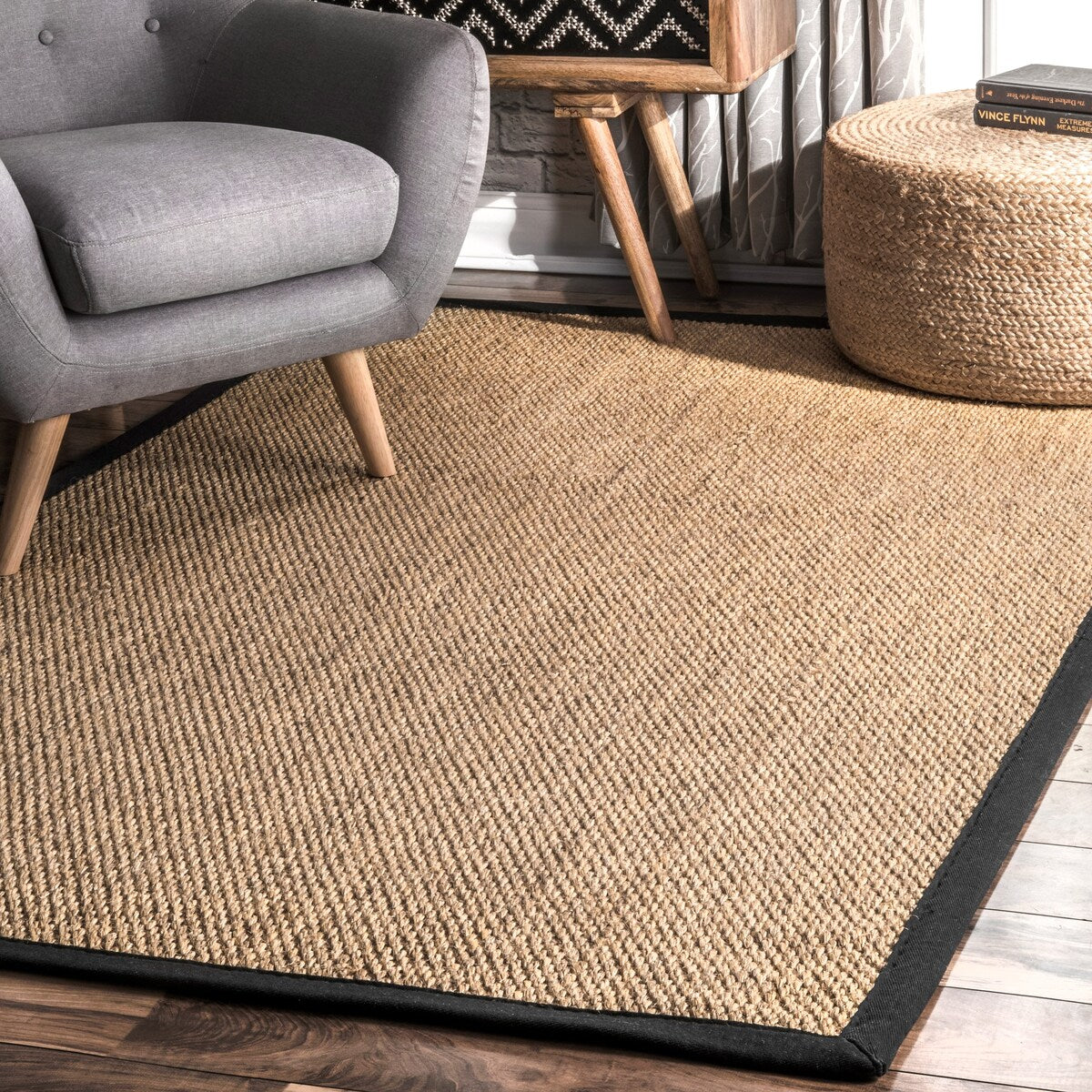 Oak Casual Sisal Area Rug