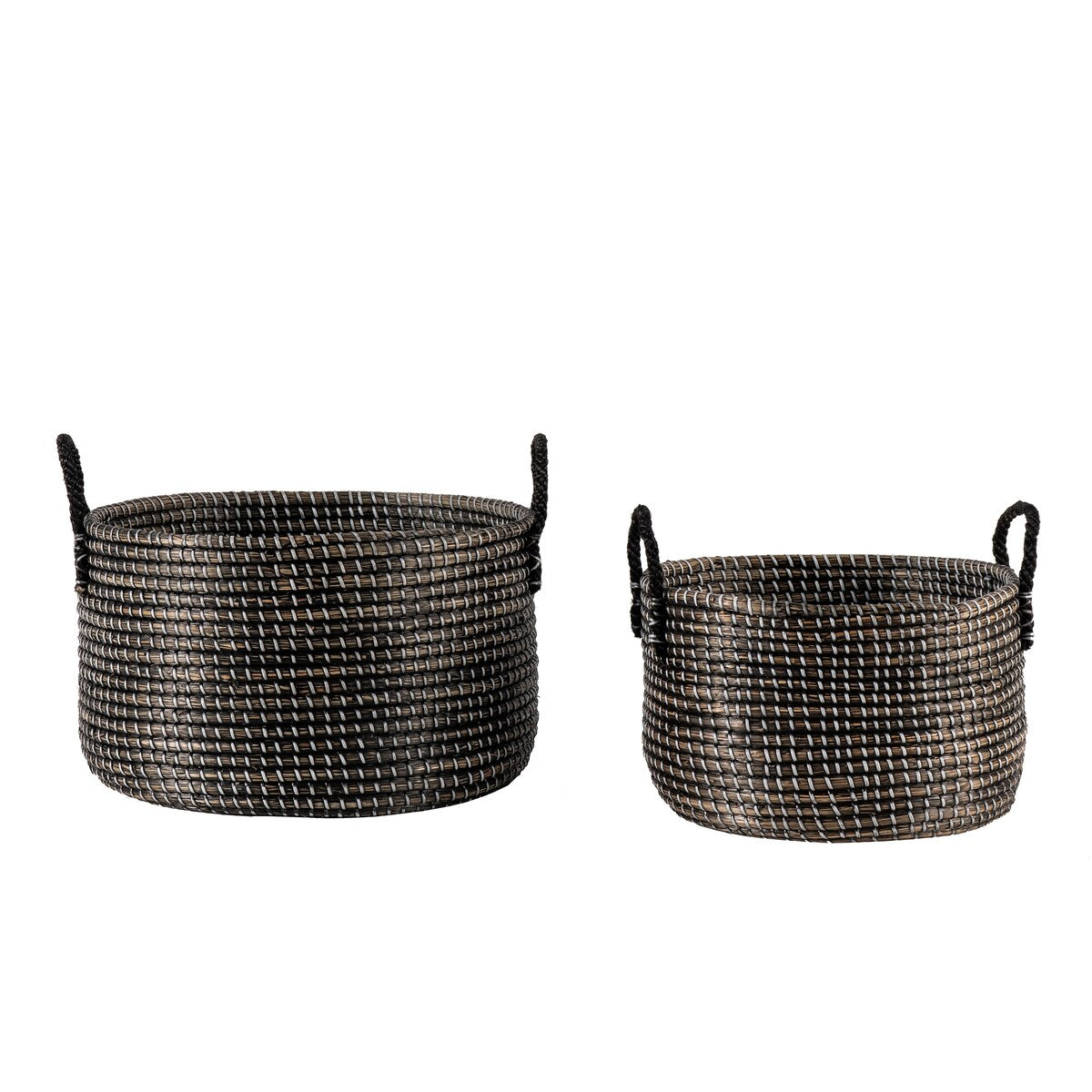nuLOOM Melda Natural Blended Seagrass Baskets (2-piece set)