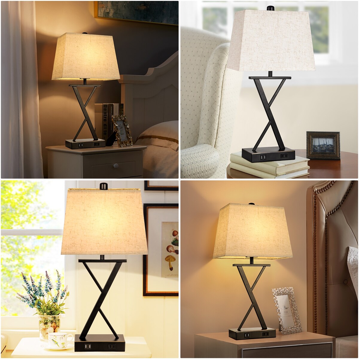 table lamp black - 6*6*7