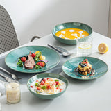 vancasso Karst 16-Piece Stoneware Dinnerware Set, Service for 4
