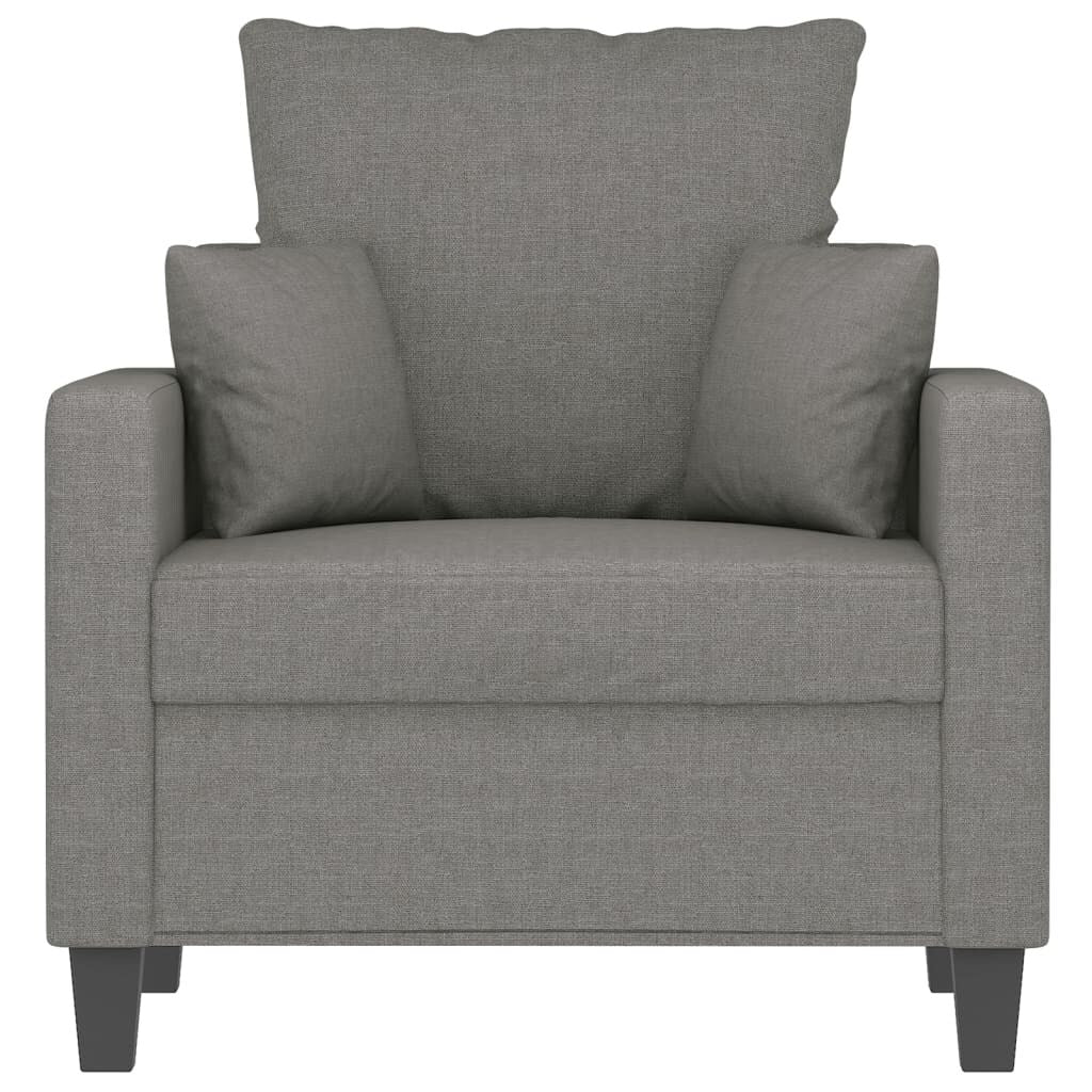 vidaXL Sofa Chair Living Room Accent Upholstered Chair with Armrest Fabric