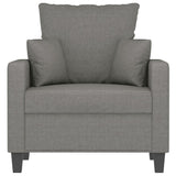 vidaXL Sofa Chair Living Room Accent Upholstered Chair with Armrest Fabric