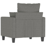 vidaXL Sofa Chair Living Room Accent Upholstered Chair with Armrest Fabric