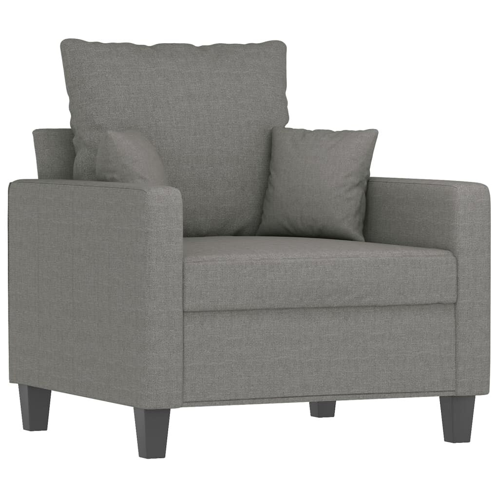 vidaXL Sofa Chair Living Room Accent Upholstered Chair with Armrest Fabric