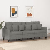 vidaXL Sofa Chair Living Room Accent Upholstered Chair with Armrest Fabric