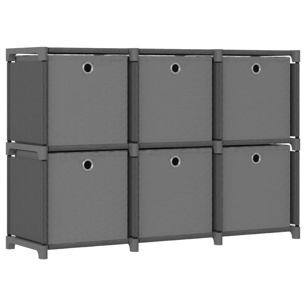 vidaXL Display Shelf Free Standing Cube Storage Shelf for Home Hallway Fabric