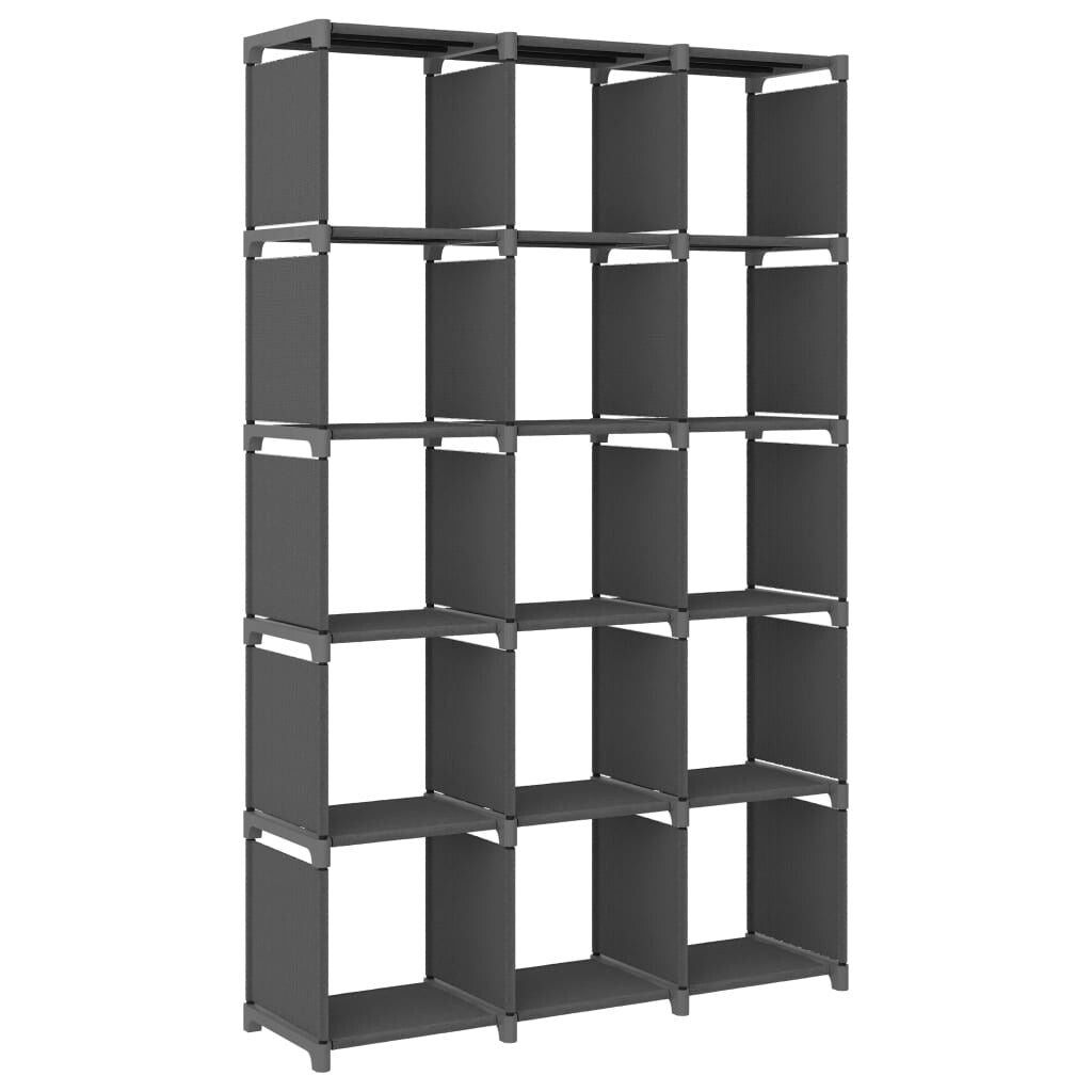 vidaXL Display Shelf Free Standing Cube Storage Shelf for Home Hallway Fabric