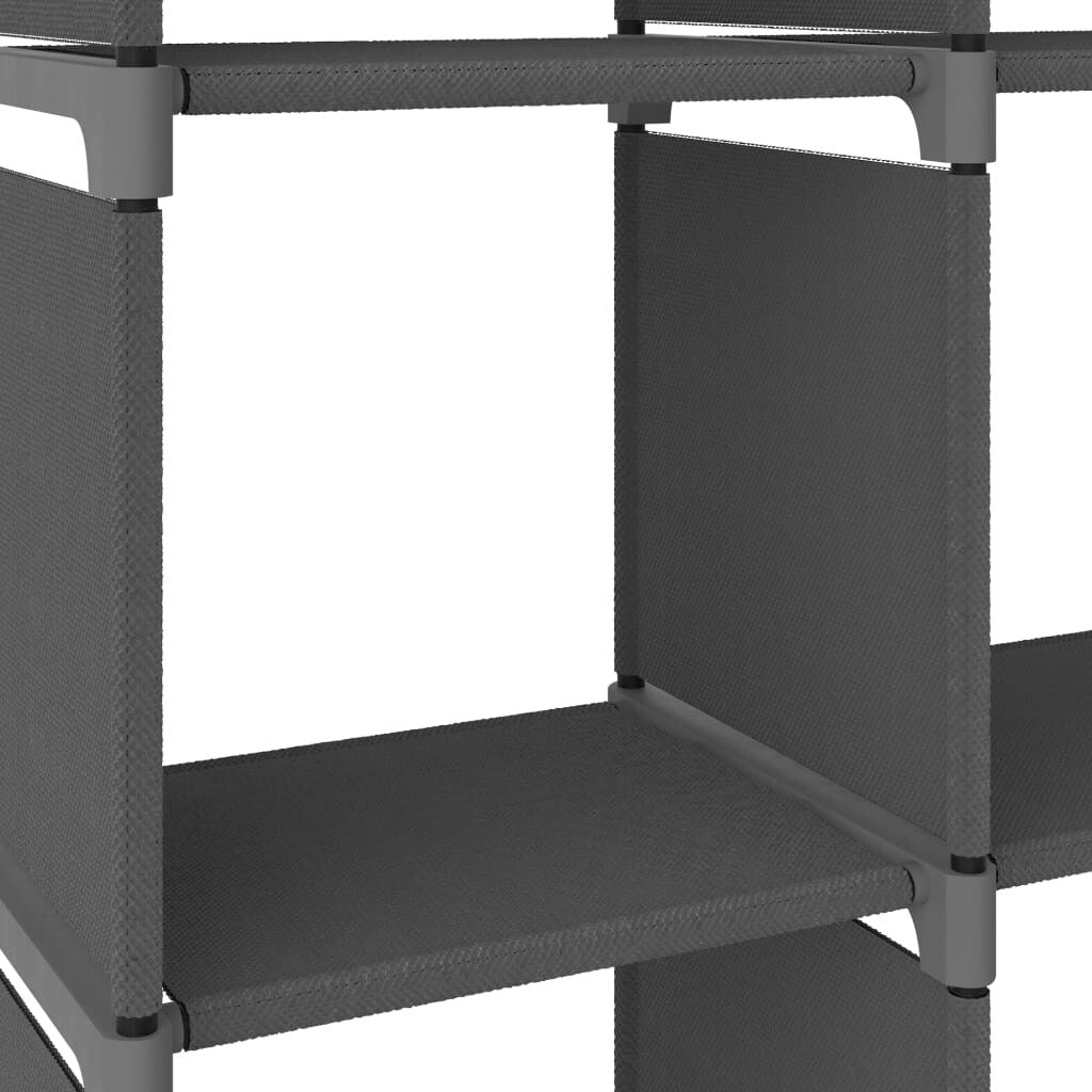 vidaXL Display Shelf Free Standing Cube Storage Shelf for Home Hallway Fabric