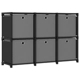 vidaXL Display Shelf Free Standing Cube Storage Shelf for Home Hallway Fabric