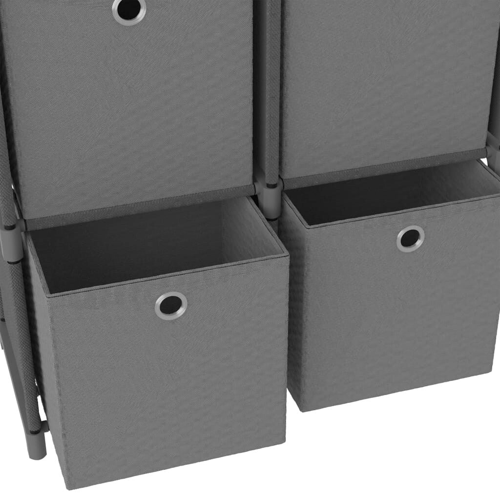 vidaXL Display Shelf Free Standing Cube Storage Shelf for Home Hallway Fabric