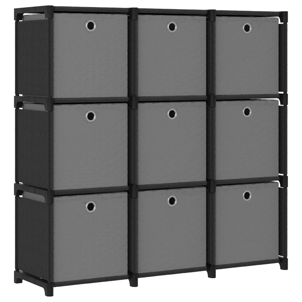 vidaXL Display Shelf Free Standing Cube Storage Shelf for Home Hallway Fabric