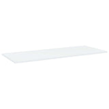 vidaXL Bookshelf Boards 4 pcs White 39.4"x15.7"x0.6" Chipboard