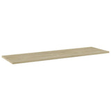 vidaXL Bookshelf Boards 8 pcs Sonoma Oak 39.4"x11.8"x0.6" Chipboard