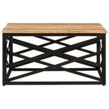 vidaXL Coffee Table End Table Sofa Table Living Room Furniture Solid Wood - 26.8" x 26.8" x 13.8"
