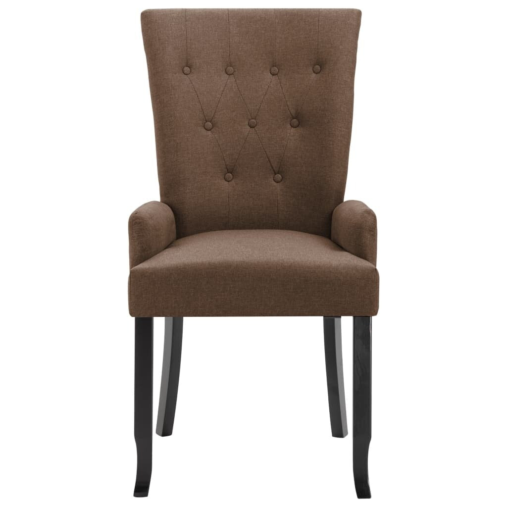 vidaXL Dining Chairs with Armrests 1/2/4/6 pcs Multicolor Fabric - 21.3" x 22" x 41.7"