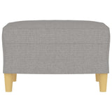 vidaXL Footstool Modern Footstool Ottoman Footrest for Living Room Fabric