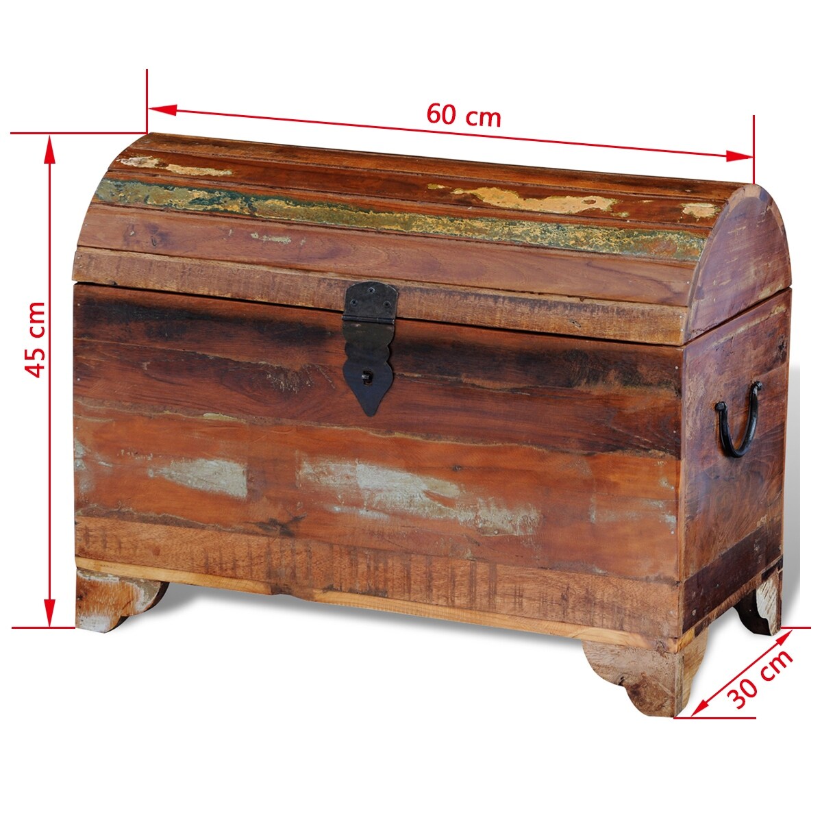 vidaXL Reclaimed Storage Chest Solid Wood