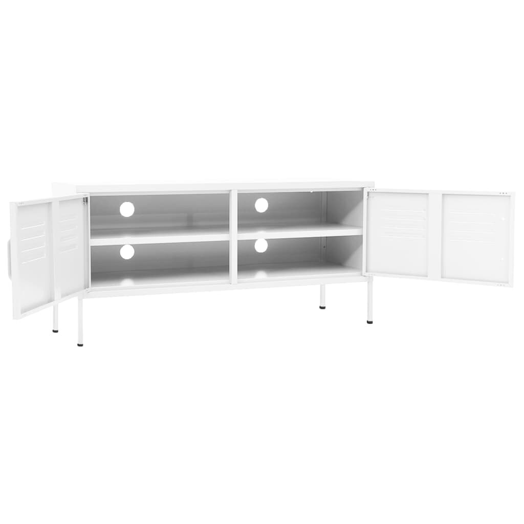 vidaXL TV Stand TV Unit Sideboard Home TV Console Media Unit Cupboard Steel - 41.3"x13.8"x19.7"