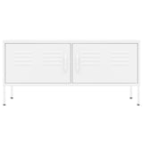 vidaXL TV Stand TV Unit Sideboard Home TV Console Media Unit Cupboard Steel - 41.3"x13.8"x19.7"