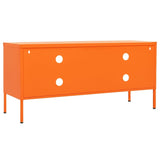 vidaXL TV Stand TV Unit Sideboard Home TV Console Media Unit Cupboard Steel - 41.3" x 13.8" x 19.7"