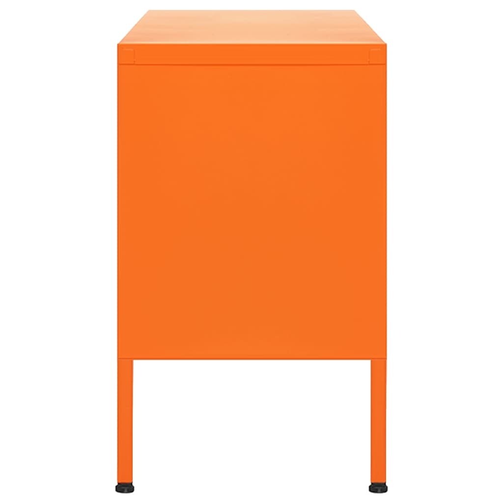 vidaXL TV Stand TV Unit Sideboard Home TV Console Media Unit Cupboard Steel - 41.3" x 13.8" x 19.7"