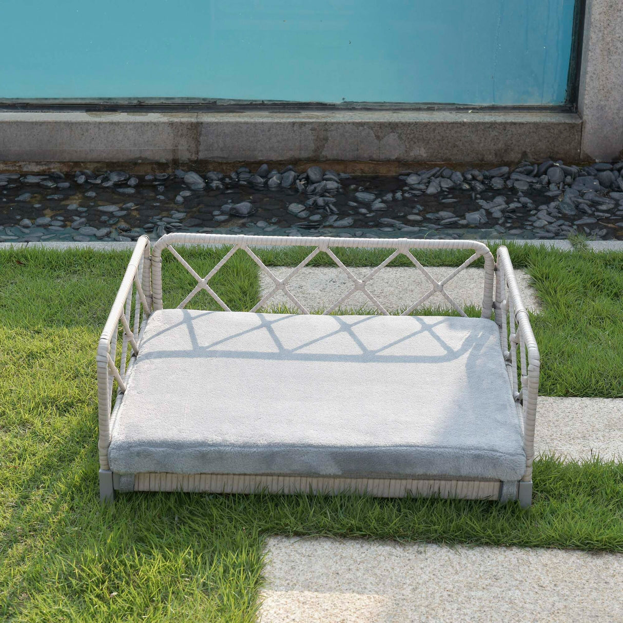 wicker pet bed Rattan Dog Sofa Bed